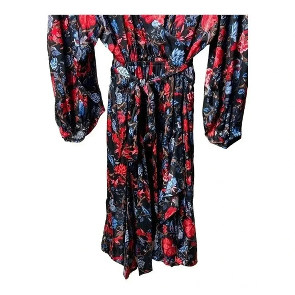 1242. CHLOE KRISTYN FALLON KNEE LENGTH DRESS SIZE 1X WITH TIE AROUND WAIST MINI - Picture 5 of 11